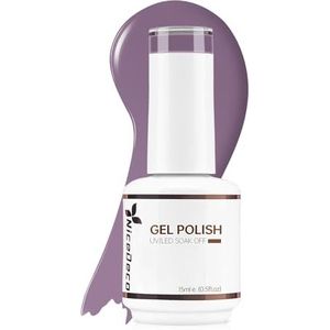 Nicedeco Gel Nagellak Semi-permanent Gellak UV/LED Soak-Off Translucent Gel Polish 15ML-259