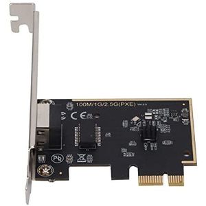 PCI‑E Netwerkadapter voor Pc Robuuste en Slijtvaste Bekabelde Netwerkkaart van Aluminiumlegering voor Desktop voor Pc