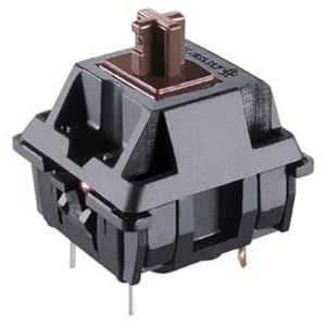 JJCFGRDM Mx schakelaar 3 pin 5 pin mechanisch toetsenbord bruin blauw rood wit helder zilver schakelaars (maat: 68 stuks, kleur: bruin 3 pins)