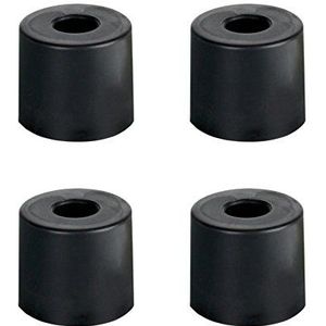 Adam Hall Hardware 4913 M4 AH - set van 4 rubberen voetjes 38 x 33 mm zwart in zak
