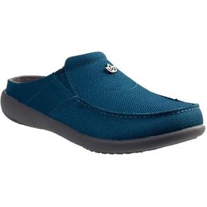 Spenco Siesta Prana Mule voor dames, Egeïsche Blauw, 37.5 EU