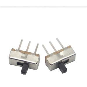 【100-20 STUKS】 Onderbreker-aan/uit-mini-schuifschakelaar SS12D00 SS12D00G3 3-polige 1P2T tuimelschakelaar. Lengte handvat: 3 mm (20 stuks)
