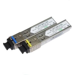 OXFMXVBTR 1000BASE 1.25G WDM SC/LC 3KM Schakelaar 1310nm/1550nm 3KM SM SFP (2 paren SC)
