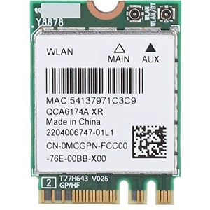 QCNFA364A - Draadloze Netwerkkaart - Ondersteuning 802.11AC 867M - Bluetooth 4.1 - NGFF