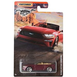 Matchbox Ford Mustang Cabriolet '18 - rood