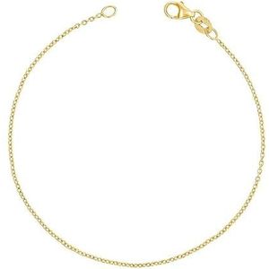 925 zilveren eenvoudige fijne fijne kettingarmband damescadeau 18K vergulde eenvoudige stapelbare multifunctionele armband (Color : Gold color)