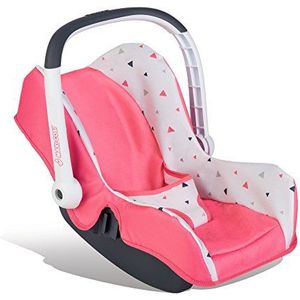 Smoby 240228- Maxi Cosi autostoel - autostoel met draagbeugel in origineel Maxi-Cosi design, poppenaccessoires voor poppen tot 42 cm, voor kinderen vanaf 3 jaar, roze, paars