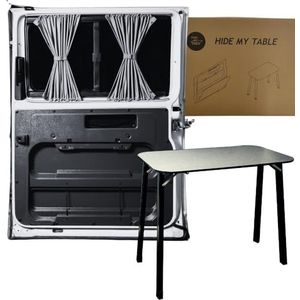 HideMyTable - Schuifdeurbekleding - Volkswagen Bulli - Geïntegreerde Campingtafel - Ruimtebesparend voor VW T5 & T6