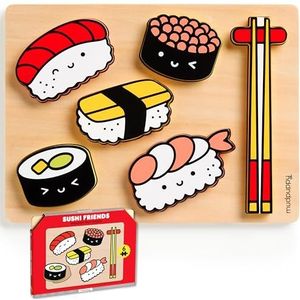 Sushi Friends Wooden Tray Puzzle