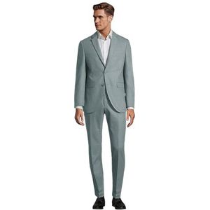Steffen Klein Designpak voor heren, slimfit, groen (salie), 98