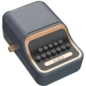 Miniprinter Draagbare Thermische 52 Mm Sticker Bluetooth Draadloze Drukmachine Draagbare Labelprinter Helder Afdrukken(Black)