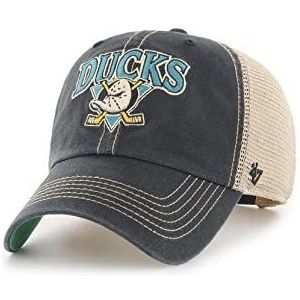 '47 Anaheim Ducks Vintage Tuscaloosa Clean Up Trucker NHL Cap, blauw, Eén maat