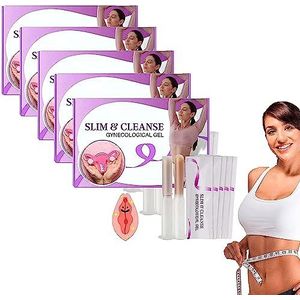 Cleanse Gynecological Gel, Instant Anti Itch Detox Slimming Gel for Women, Vaginal Gel Feminine Care, Get in Shape in 3-6 Weeks (5 boxes)