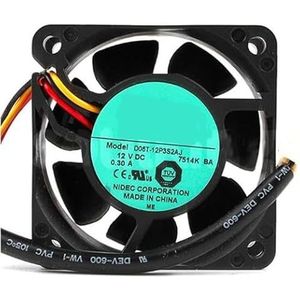 LMNCBVYA Ailsa DC12V 0.30A 60x60x25mm Cooling Fan for Laptop - 3-Wire Design, Low Noise,
