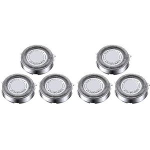 Vervangende koppen voor Philips SH30/50/52 (3/6 stuks), compatibel met elektrisch scheerapparaat uit de series 1000, 2000, 3000 en 5000 (6 stuks)