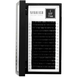 Nanolash - Wimpers voor Wimperextensions - 0.07 C - 11mm - Professionele Verlenging