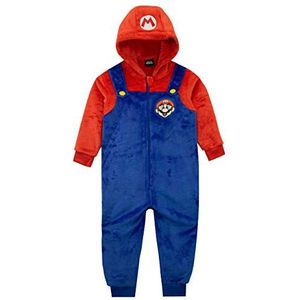 Super Mario Rompertje | Rompertjes voor Jongens | Pyjama van Fleece voor Kinderen Veelkleurig 104