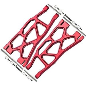 MANGRY For Achter Lagere Draagarmen 7730 7731 Fit for Traxxas 1/5 X-MAXX 6S 8S Monster Truck RC auto Upgrade Onderdelen (Size : Red)