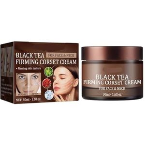 Zwarte Thee Verstevigende Gezichtscrème - Hydraterend, Verstevigend, Poriën Verfijnend(2PCs)