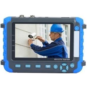 CCTV-tester, CCTV-monitortester, Professionele CCTV-tester 8MP AHD TVI CVI CVBS Beveiligingscamera HD Coaxiale Tester Met PTZ-controller UTP-kabeltest DC 12V-uitgang PoE-netwerktools(IV8C)