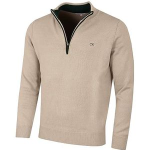Calvin Klein Golf Heren Katoenen Trui-Latte-L