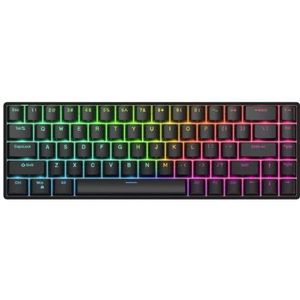 QPSJXN RAVEN68 Hot-swappable magnetisch aangepast mechanisch toetsenbord met 8K poll rate voor gaming en e-sport