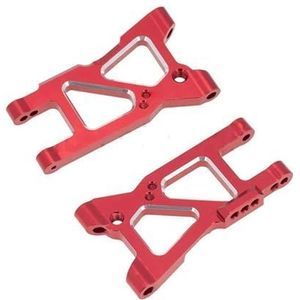 IWBR Upgrade Onderdelen Kit Draagarmen Knuckle Arm Fit for Traxxas 4-Tec 2.0 3.0 4Tec 2.0 VXL 1/10 RC On-road Auto 93054-4 (Size : Rear swing arm red)