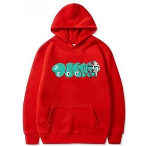 Lente En Herfst Rapper MF Doom Zwart Hoodie Voor Mannen En Vrouwen Unisex Pullover Tracksuit Harajuku Streetwear Sweatshirt (Color : 10, Size : S)
