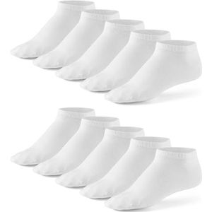 Mat and Vic's 10 paar Sneaker Sokken, Katoen klassiek, OEKO-TEX Standaard Mat and Vic's 100, comfortabel, klimaat regulerend