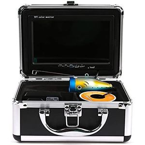 Onderwaterviscamera, Viszoeker onderwatercamera 7 'inch 100 0TVL Waterdicht onder water ijs vissen camera 12 PC'S Infraroodlamp om te vissen(30m infrared LED DVR)