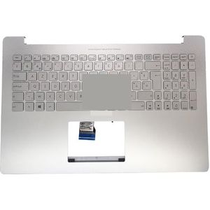 US Engels BE Belgisch WB SV Laptop toetsenbord voor ASUS N501 N501J N501JW UX501JW verlichte toetsenborden Palmrest Top Case(BE sliver HDD)