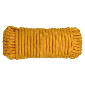 Buitentouw, Campingtouw, Klimtouw, Dia.6mm Lanyard Rope Survival Parachute Cord One Core Solid for Outdoor Camping Klimtouw Wandelen DIY Armband (Color : Yellow, Size : 10M)