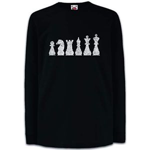 Urban Backwoods Chess II Kinder Kids T-Shirt Met Lange Mouwen Zwart Maat 6 Jaar