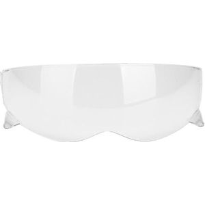 Motorhelm vizier lens, Helmvizier, geschikt for ZR-881 helmlens Ingebouwde lens (helder)(Black)