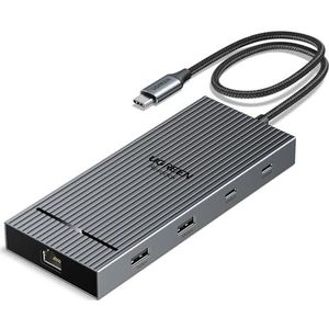 UGREEN - Revodok Pro 2102 - USB C Docking Station - Zwart - 10-in-1