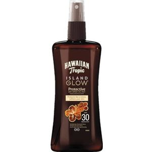 HAWAIIAN Tropic Island Glow Protective droogolie SPF 30, 1 fles à 200 ml