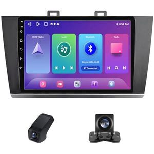Android 13 Auto Radio geldt voor Subaru Outback 5 2014-2018 met Bluetooth Navi 9 inch Touchscreen Auto Radio met FM/RDS DSP 4GLTE 5GWiFi/AM Stuurwielbediening Achteruitrijcamera(NF-2)