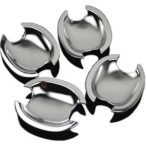 linker deurgreep zijkant VOOR Skoda Voor Fabia Voor Octavia Voor Superb 2002-2007 Chromen Autodeurgreep Bekerkom Afdekking Trim