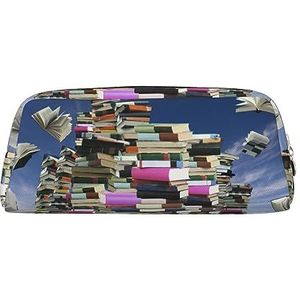 Massa van boeken make-up tas lederen etui reizen toilettas cosmetische tas dagelijkse opbergtas voor vrouwen, Goud, Eén maat, Tas Organizer