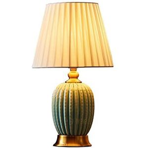 Tafellamp Moderne luxe keramische tafellamp slaapkamer bedlamp woonkamer gepersonaliseerde decoratieve leeslamp Nachtkastje Bureaulamp