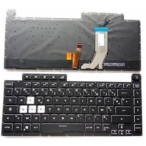 RU/SP/FR/US Engels toetsenbord voor ASUS voor ROG Strix Scar III G512 L 3 PLUS G531 S5D G531GT G531G GL531 G531GV G531GU G532(PURPLE)