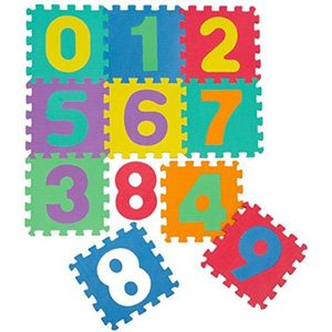 LittleTom Baby Puzzelmat van Nul - Kinderen Speelmat - Eva Baby Mat Nummers