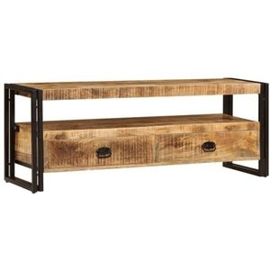 DIGBYS TV Kast 120x35x45 cm Massief Mangohout