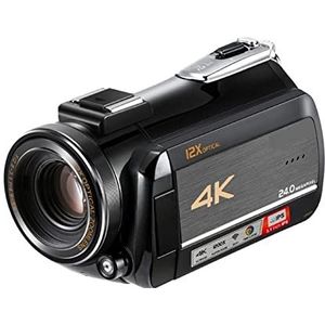 Actiecamera's Camera Live Streaming Camera 4K Professional, AC5 12x optische zoomcamera met microfoon LED Licht Meerdere opnamemodi, eenvoudig fotograferen