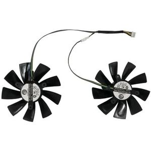 GAA8S2U,PLD10015B12H GPU VGA-koeler, 2 stuks/set, 95 mm diameter DIY-ventilator voor JIESHUO RX 5600 XT 5600XT 6G Game GDDR6 RX5600XT(DIY PLD10015B12H)