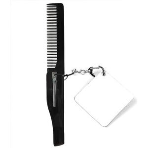 Multifunctionele Opvouwbare Pocket Kam Met Kleine Antistatische Haar Baard Care Kam Snor Styling