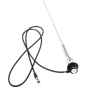 Audio- & videoantennes voor auto Universele autodakmontage mastantenne spatbord radio AM/FM signaalantenne versterkte veer zachte staaf 180° draaibaar Auto-antenne