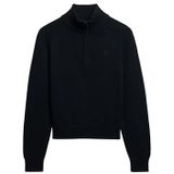 Superdry Essentials Slim Knit Sweatshirt Met Halve Rits