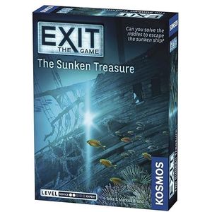 Thames & Kosmos - EXIT: The Sunken Treasure - Level: 2/5 - Unique Escape Room Game - 1-4 Players - Puzzle Solving Strategy Board Games for Adults & Kids, Ages 12+ - 694050