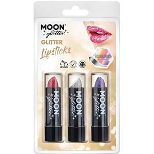 Moon Glitter Holographic Glitter Lipstick,